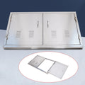Outdoor 36 x 21 BBQ Island Access Doors Stainless Steel Cabinet Kitchen Doors