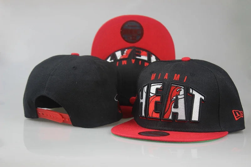 Miami-heat Basketball Ball Cap Professional League Hat Adjustable Flat Cap