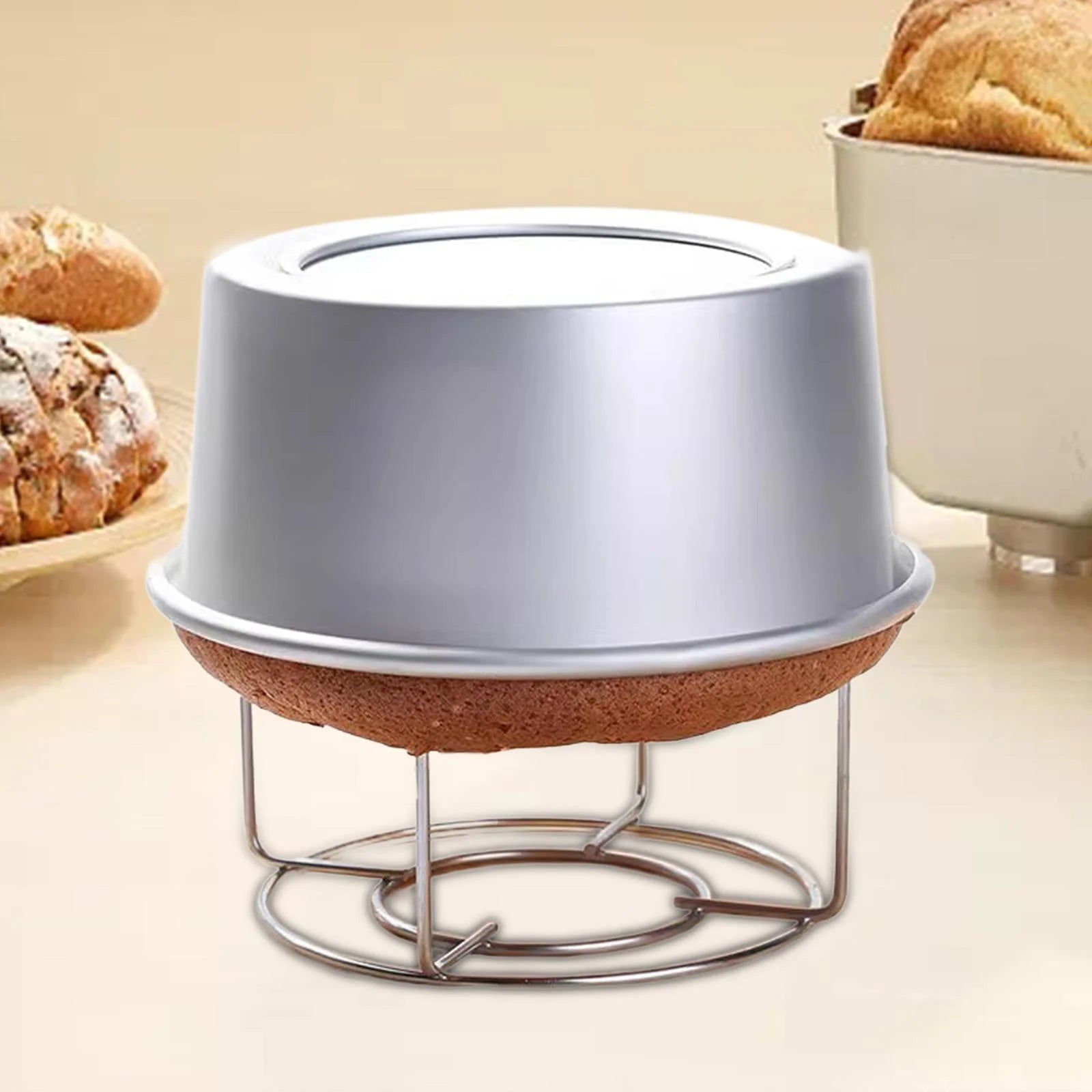 LOVIVER Baking Cooling Steaming Grilling Rack Cooling Rack Dessert Shop Oven Cake Wire Cooling Rack Inverted Buckle Cooling Fork Rack