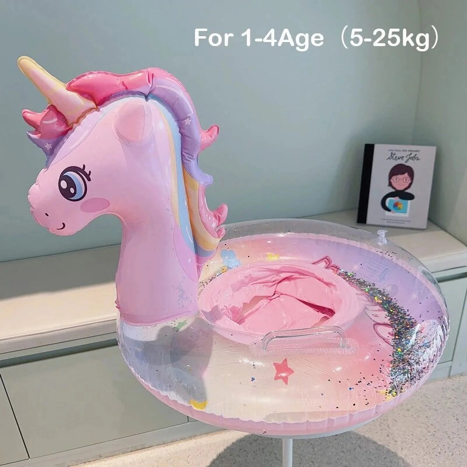 Baby Swim Ring Tube Inflatable Toy Swimming Seat For Kid Adult Swimming Circle Float Pool Beach Water Play Equipment Toy For 1-4 Age 5-25kg