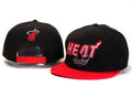 Miami-heat Basketball Cap Pro League Hat Adjustable Flat Cap