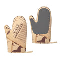 ZNDUO Kitchen Oven Gloves, Durable Heat Resistant Oven Gloves with Quilted Liner Non-Slip Textured Grip Perfect for BBQ, Baking, Cooking and Grilling, Abstract Old Newspaper