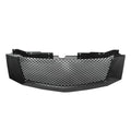 Ikon Motorsports Grille - Fits 07-14 Cadillac Escalade ABS Mesh Honeycomb Hood Grille