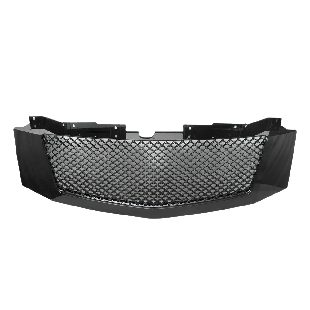 Ikon Motorsports Grille - Fits 07-14 Cadillac Escalade ABS Mesh Honeycomb Hood Grille