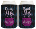 ThisWear Funny Witch Halloween Gifts Drink Up Witches Cauldron 2-pack Can Coolie Drink Coolers Coolies Multi