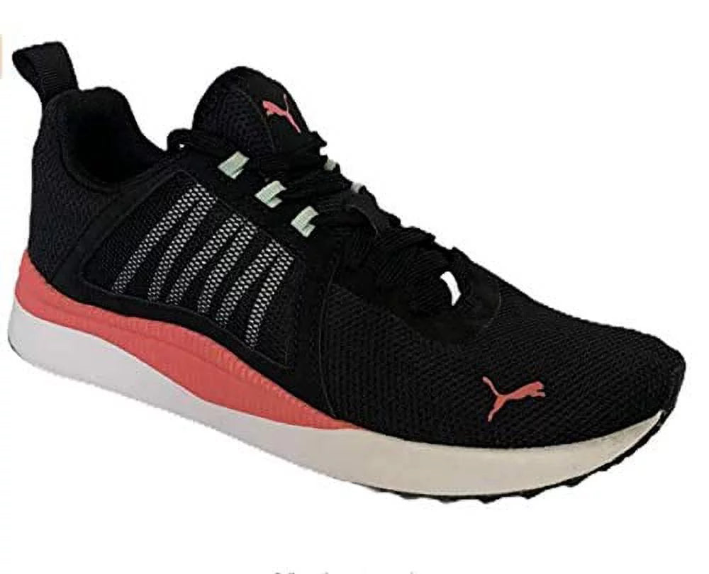 Puma Womens Pacer Net Cage Lifestyle Running Shoes Black 10 Medium (B,M)