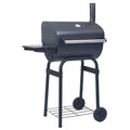 Aibecy Charcoal BBQ Grill Smoker with Bottom Shelf Black