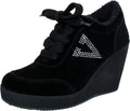 Volatile Cash Women's Suede Wedge Platform Shoes Casual Sneakers