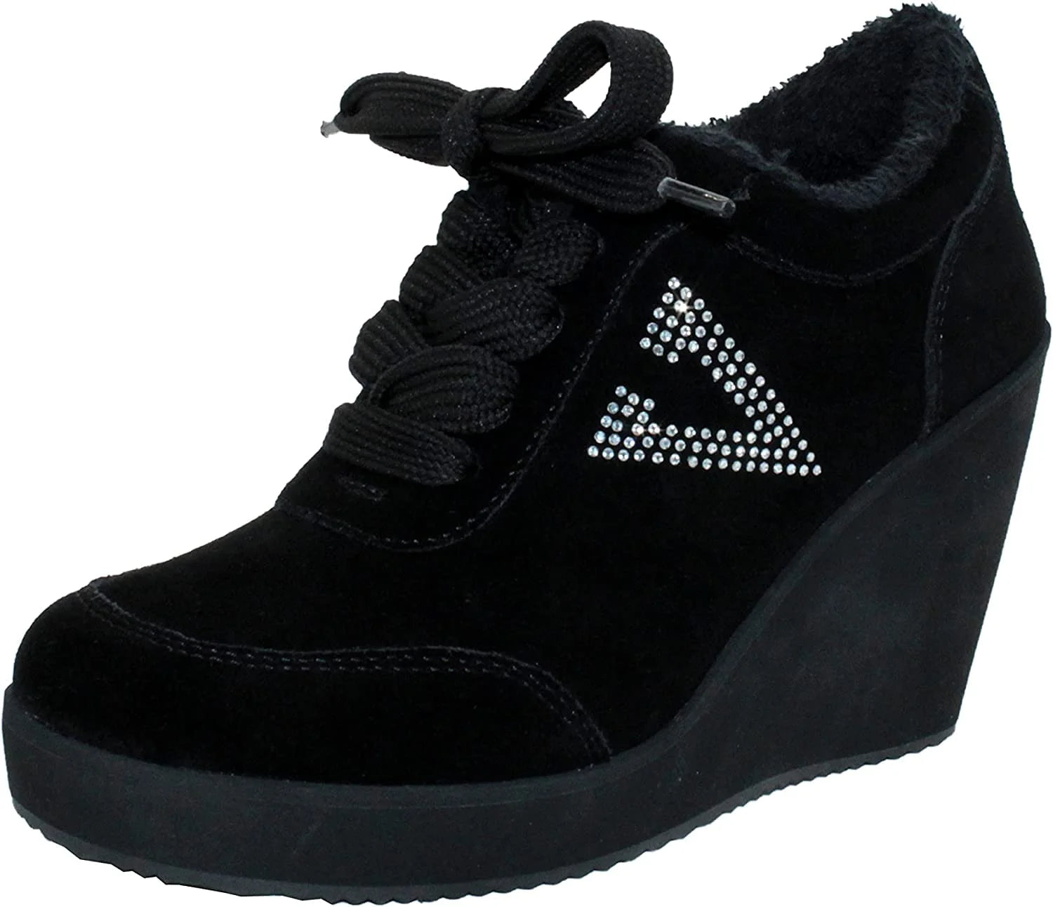 Volatile Cash Women's Suede Wedge Platform Shoes Casual Sneakers