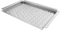 Grill Topper 16 Inch, premium Vegetable Grill Basket, Warp-Free Stainless Steel Grill Pan, Heavy Duty BBQ Tray Accessories for Grilling Veggie Seafood Meat and Kabob