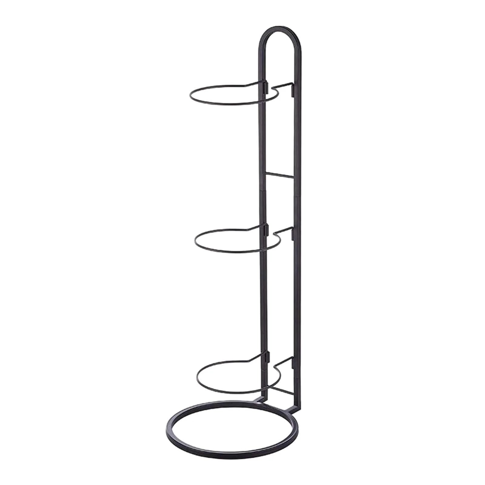 AMLESO Basketball Ball Storage Rack Ball Storage Holder Sturdy Home Freestanding Save Space Basketball Rack Display Shelf for Soccer