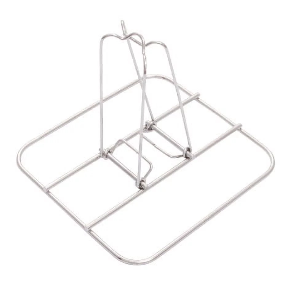 Char-Broil Grill+ Folding Beer Can Chicken Roasting Rack, Stainless Steel