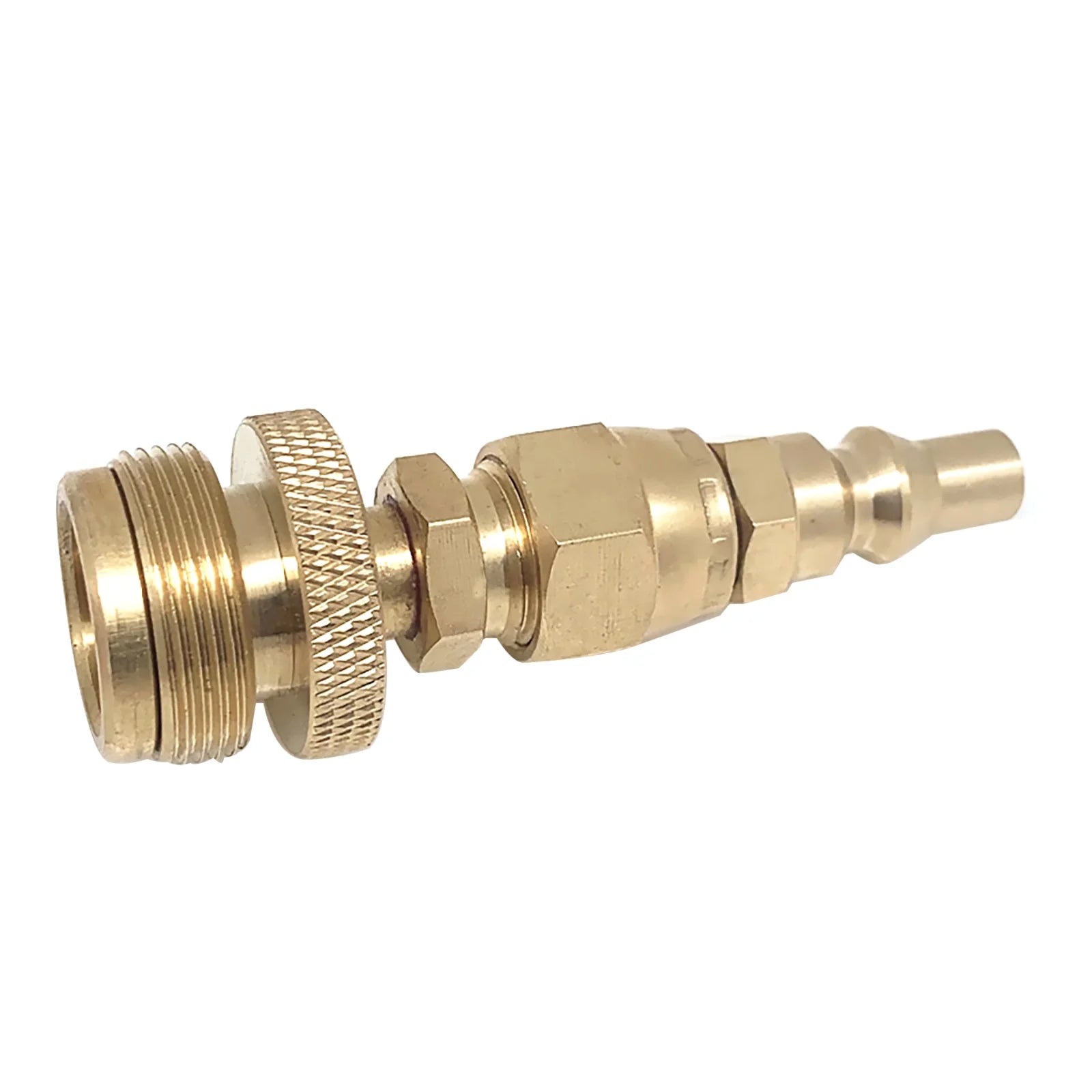 Propane Gas Tank Adapter 1/4 Connect to 1lb for BBQ Grill, Bubby Heater, RV Trailer Accessories