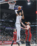 Victor Wembanyama San Antonio Spurs Autographed 16 x 20 Dunk Vs. Miami Heat Photograph - Fanatics Authentic Certified