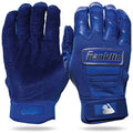 Franklin Sports CFX Pro Full Color Chrome Batting Gloves - Royal - Adult X-Large