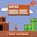 Super Mario Bros. 8-Bit Retro 2023 Wall Calendar with Bonus Diecut Notecards (Calendar)