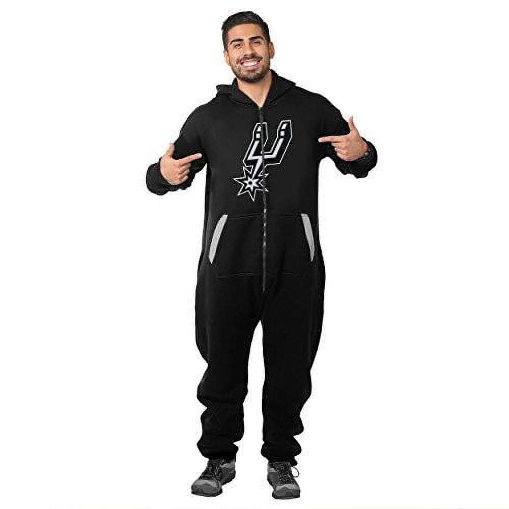 Black San Antonio Spurs Pajama Suit