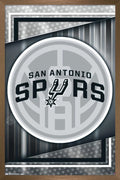 NBA San Antonio Spurs - Logo 17 Wall Poster, 22.375 x 34, Framed