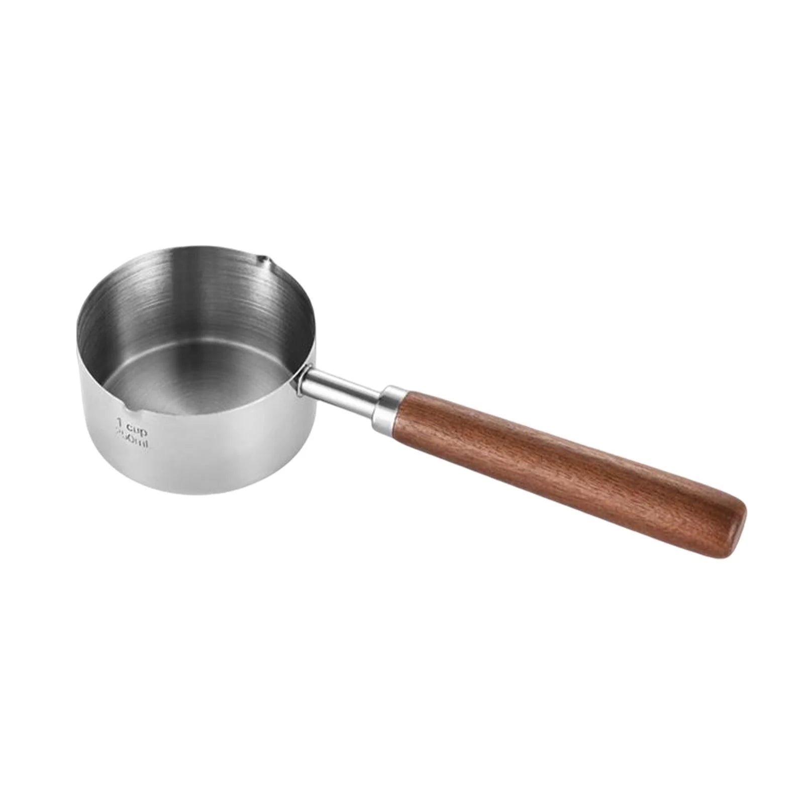Small Soup Pot Coffee Milk Warmer Small Cookware With 2 Pour Condiment Sauce Pan Mini Saucepan For Oil Melting Cooking