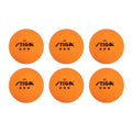 STIGA 3-Star Orange Table Tennis Balls (6-Pack)