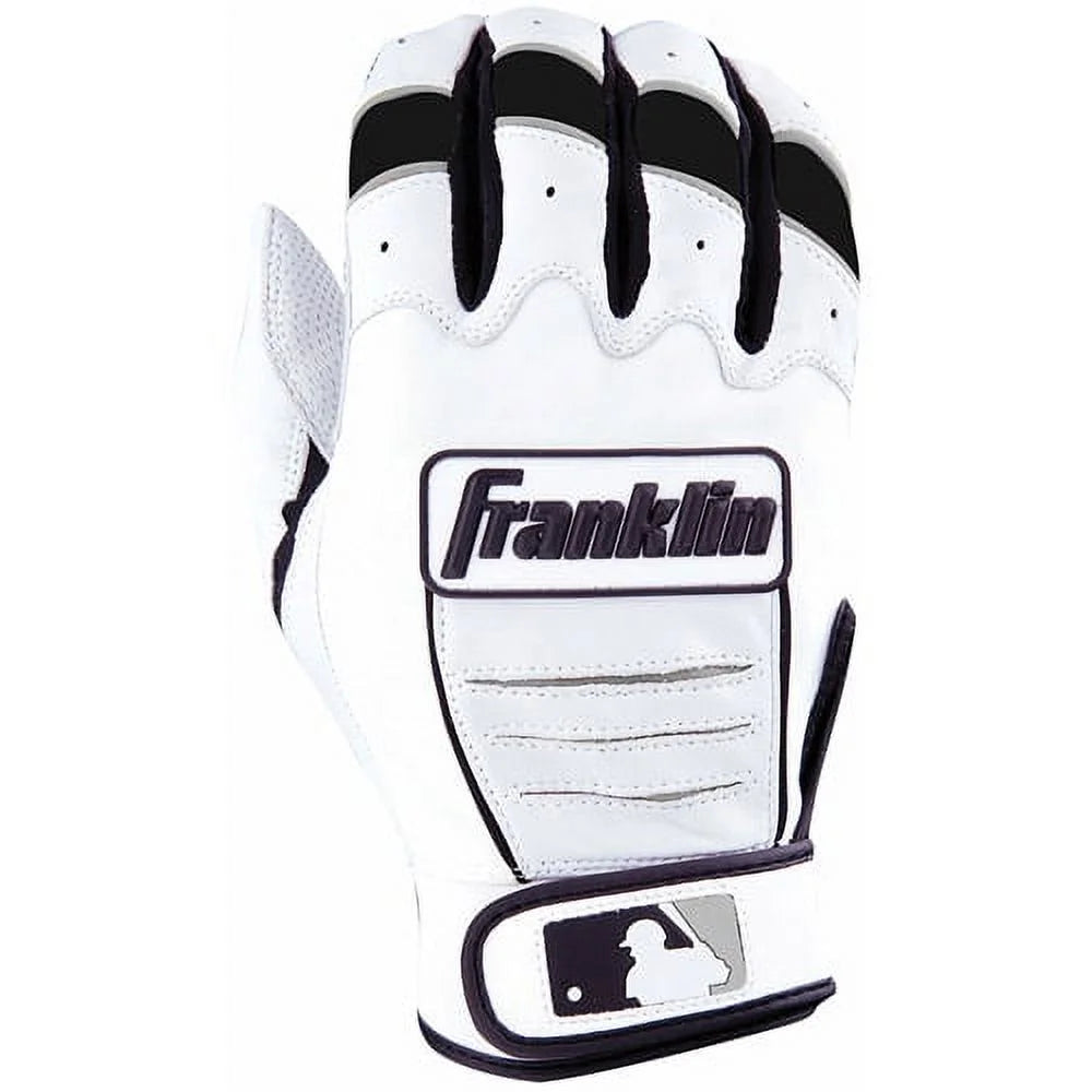 Franklin Sports MLB CFX Pro Batting Gloves, Pearl/Black (2015)