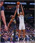 Victor Wembanyama San Antonio Spurs Autographed 16 x 20 Shooting Vs. Kevin Durant Photograph - Fanatics Authentic Certified