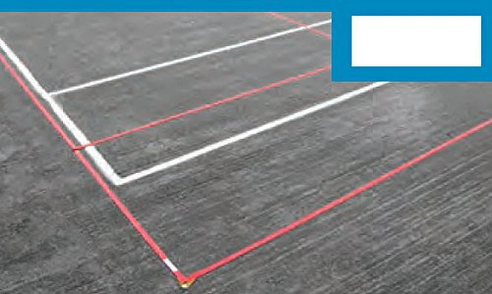 Har-Tru BuyBocceBalls Listing - Tennis Court Maintenance - 10 & Under Lines for Clay Courts - Temporary Lines 36' - RED