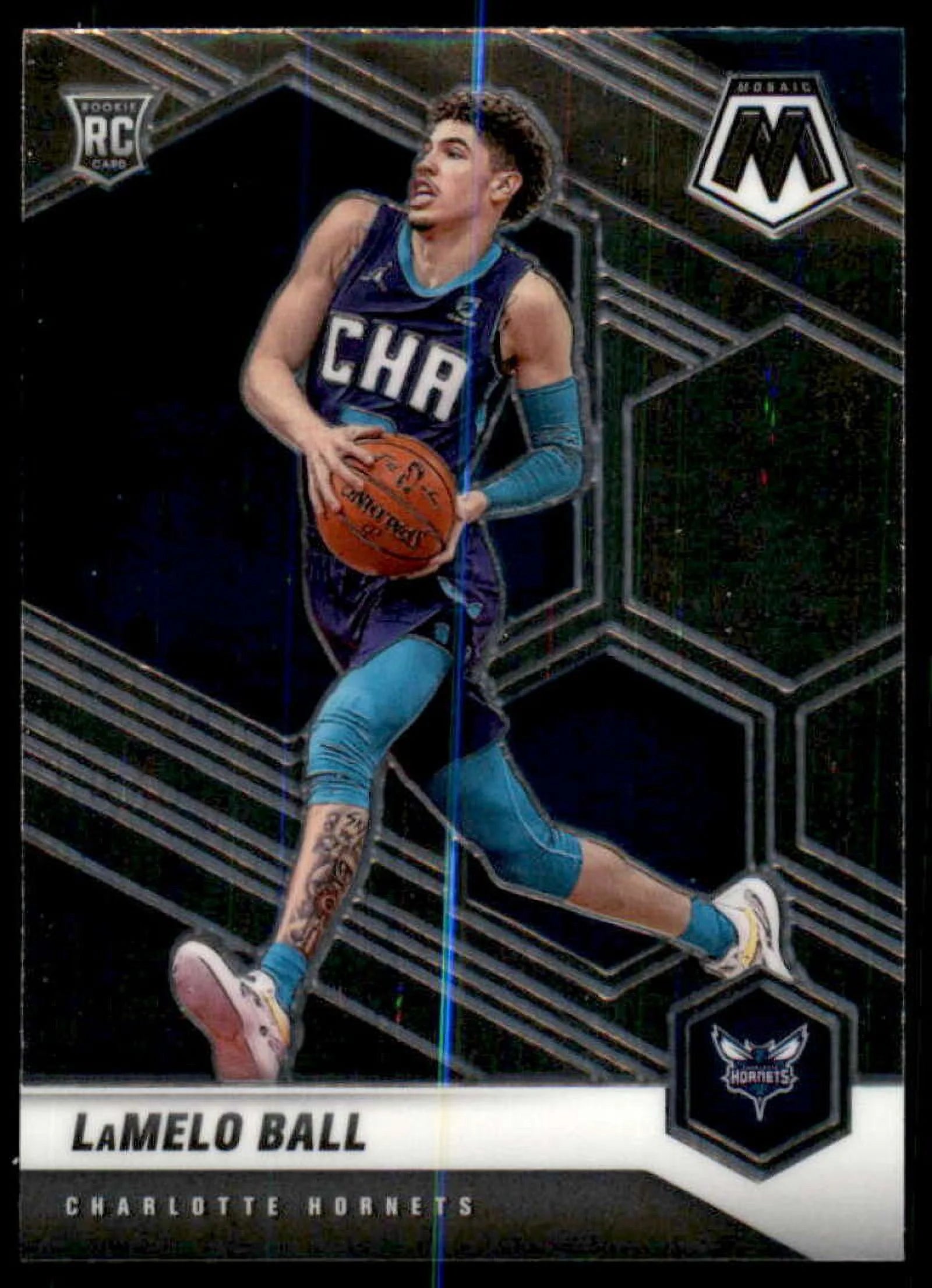 LaMelo Ball RC Rookie Card 2020-21 Panini Mosaic #202