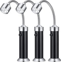 3 Pieces Grill Barbecue Light Magnetic Base Led Bbq Light Adjustable Bbq Light With 360 Degree Neck Grill Lamp For Outdoor Grilling And Bbq, Black