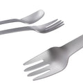 Nebublu Camping Cutlery Set, Knife Fork Spoon Dishware for Hiking, Flatware for Camping, Rust-resistant