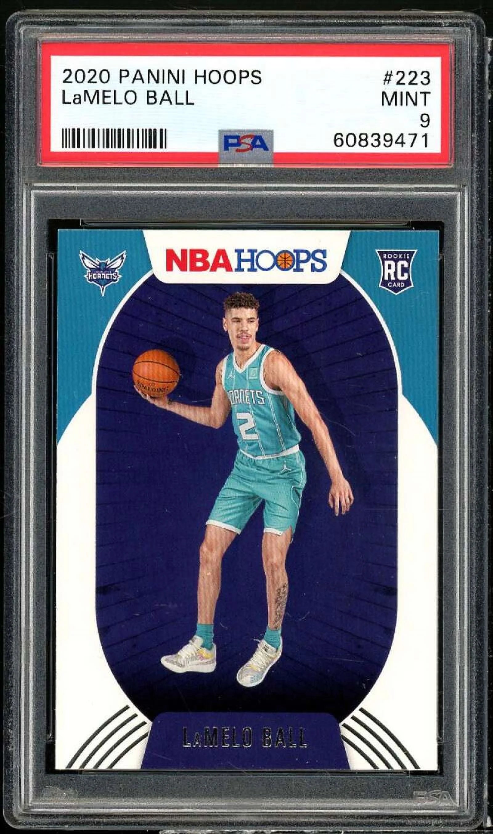LaMelo Ball Rookie Card 2020-21 Panini Hoops #223 PSA 9