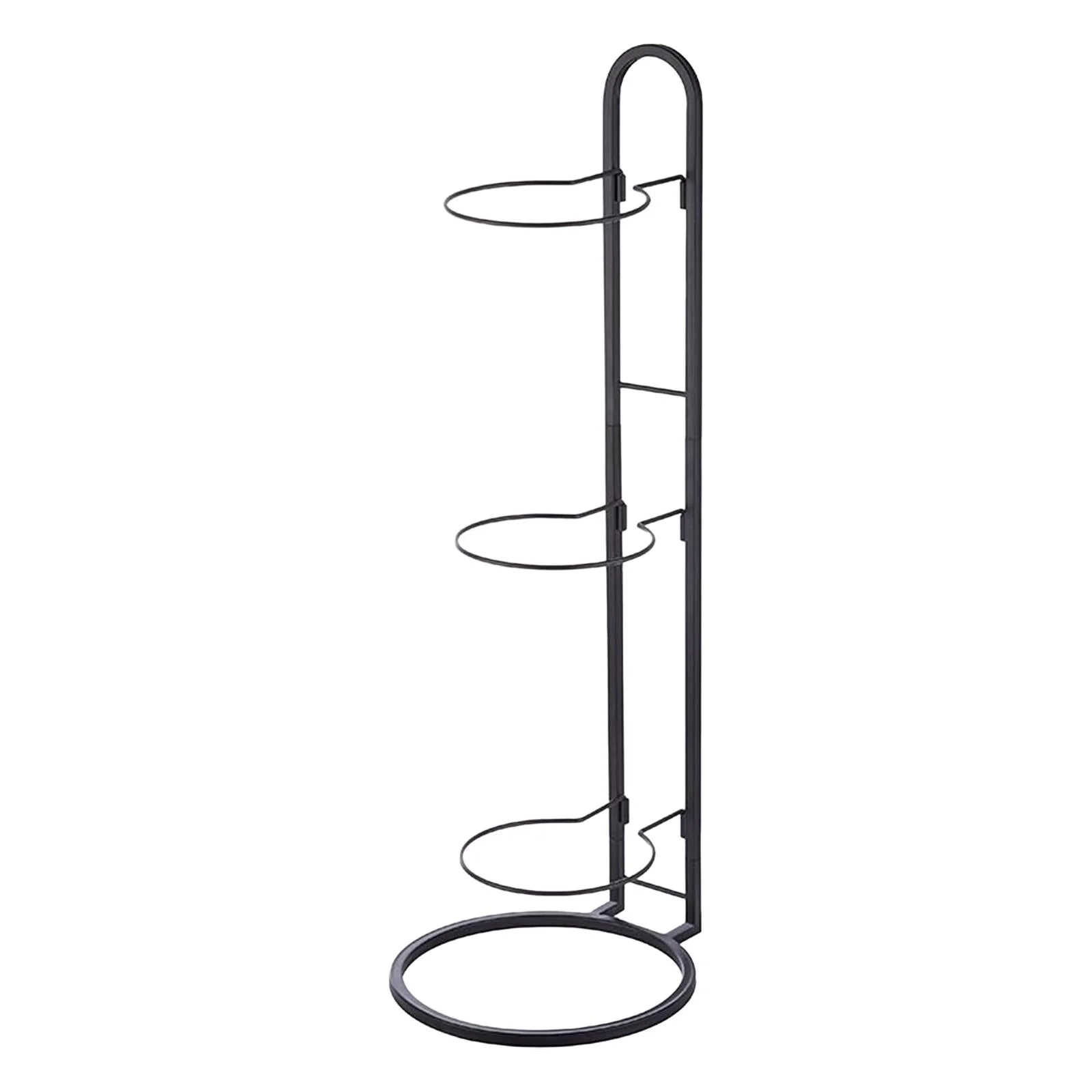 AMLESO Ball Rack Ball Storage Shelf Display Stand Holder Basketball Storage Rack Sports Football Organizer for Sports Balls Gym Home