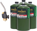 Bernzomatic All Purpose Propane 4 Pack with Utility Torch WT2301