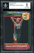 Giannis Antetokounmpo Rookie Card #147 Hoops Chinese #147 BGS 8