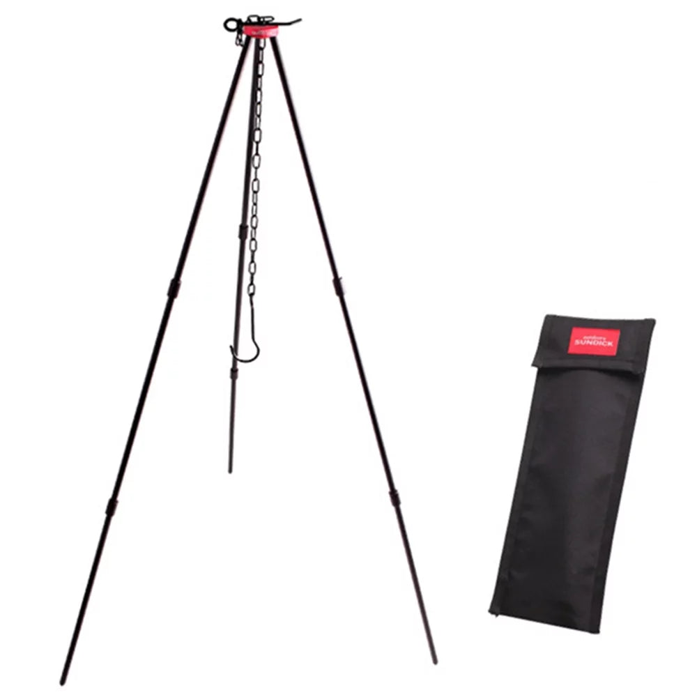 Camping Bonfire Tripod Portable Triangle Support Camping Bonfire Frame