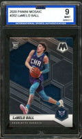 LaMelo Ball Rookie Card 2020-21 Panini Mosaic #202 ISA 9 MINT