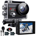 Campark Action Camera 4K 20MP Sport Camera WiFi Waterproof Underwater Actioncam HD Video Vlogging Record Camera EIS 170¡ã Wide Angle Sound
