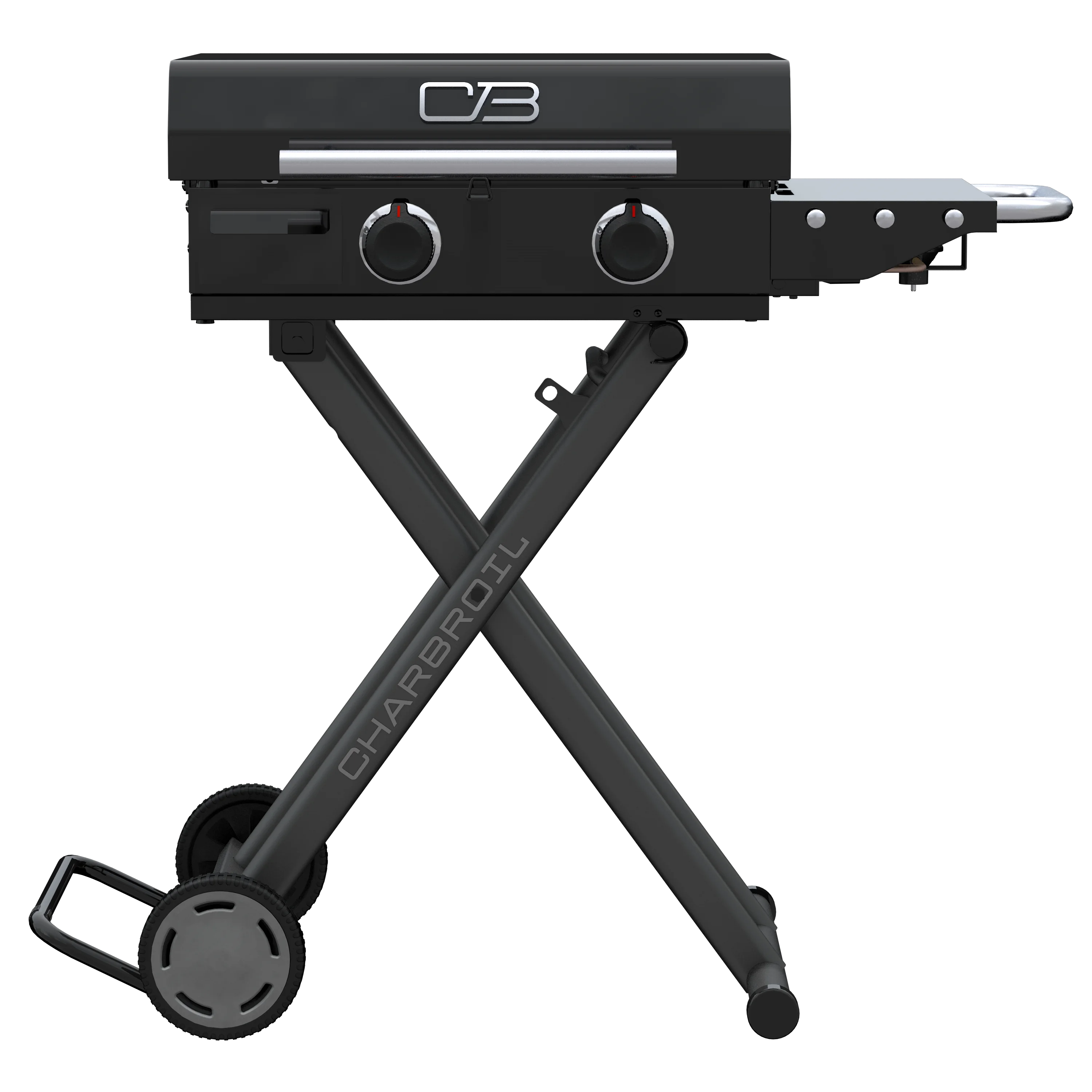 Charbroil? 22 Performance Series? Folding Cart 2 Burner Portable Propane Gas Griddle
