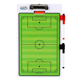 AMLESO Ball Coaching Board Display Board Coaches Clipboard Teaching Assistant Sports Erasable Portable Strategy Board for Techniques Soccer