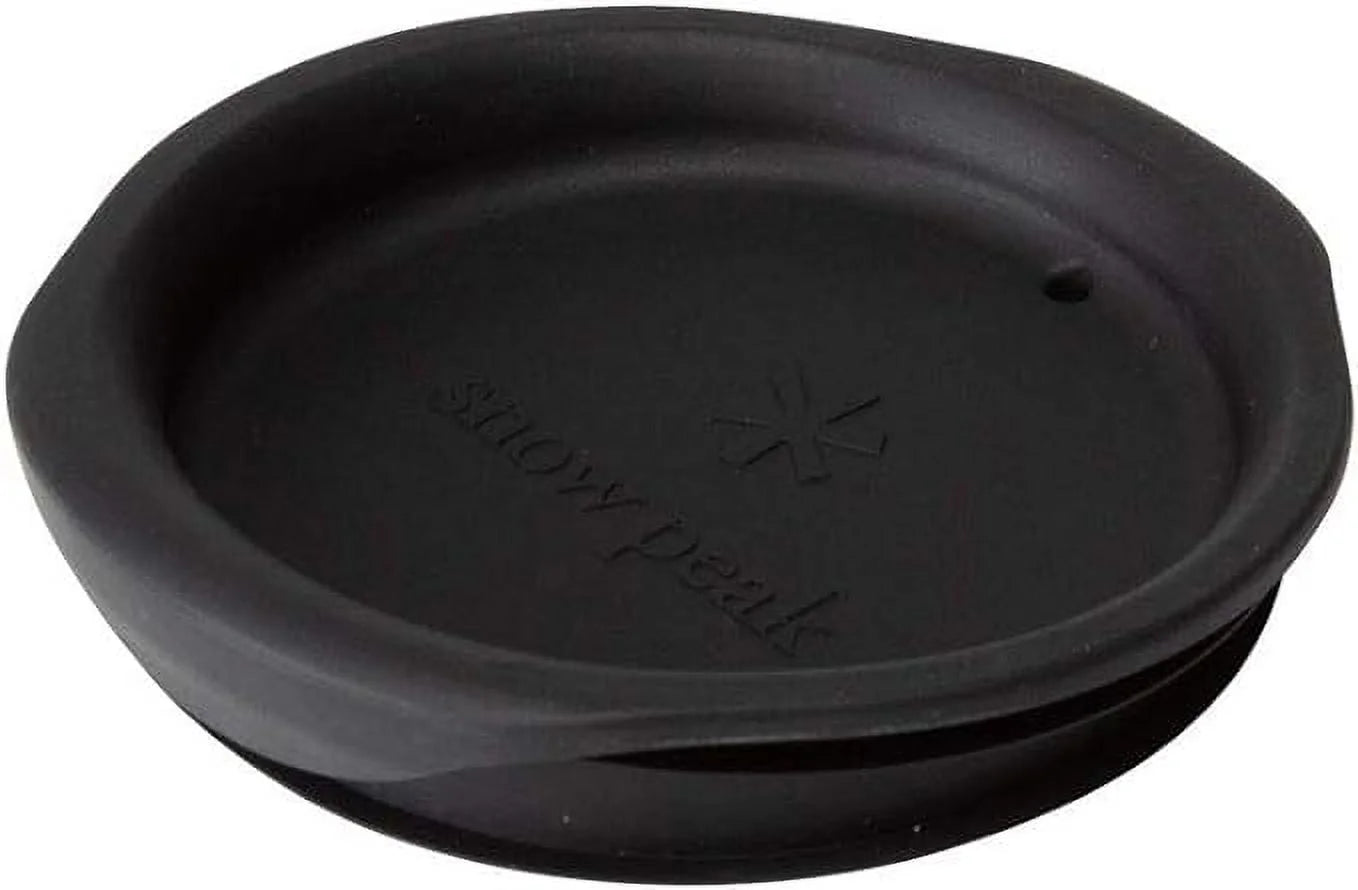 Snow Peak Unisex's Silicone LID for Double-Wall 450 Mug, Black