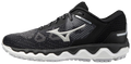 Mizuno Women's Wave Horizon 5 Running Shoe, Size 6, Black-Lunar Rock (909R)