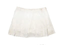 Boast Women's Pleated Court Tennis Skirt, Large, White with White
