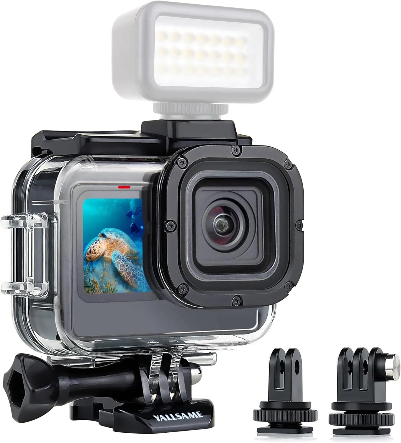 Waterproof Case Dive Housing for GoPro Hero 12 11 10 9 Black Action Camera, Support Deepest 196ft Underwater