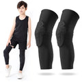 Andoer Kids Leg Sleeves Anti-Slip Leg Sleeves with Protective Knee Pads for Basketball Volleyball Skating