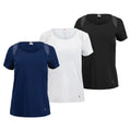 Cross Court Women`s Essentials Cap Sleeve Tennis Top (  MEDIUM Black  )
