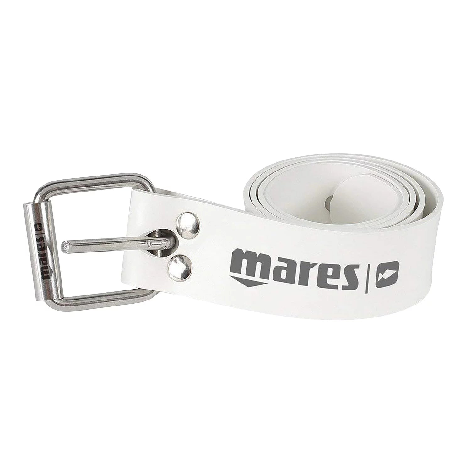 Mares Weight Belt Elastic W/Marseilles Stainless Steel-White