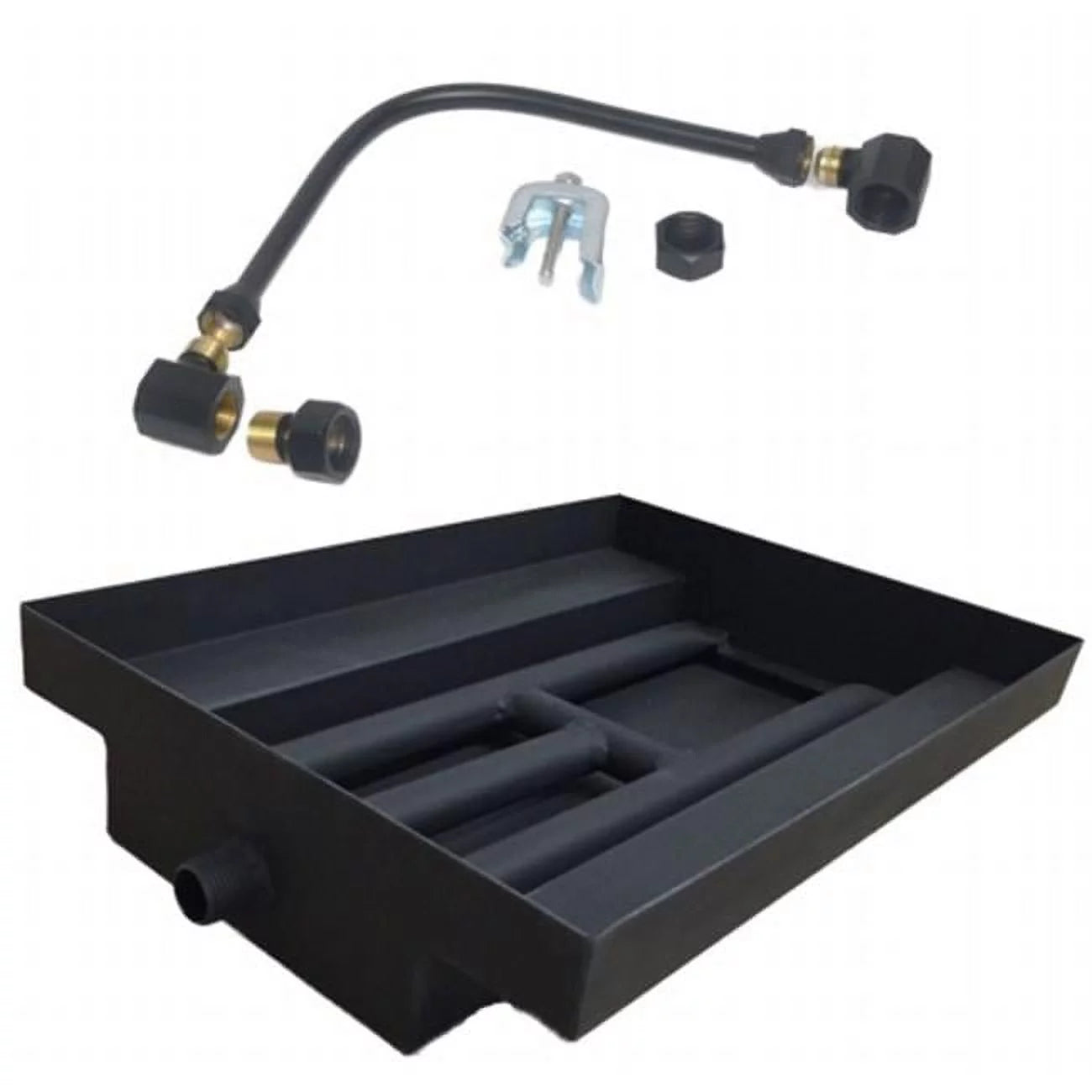 27 in. Powder Coated Burner Island Kit, Natural Gas