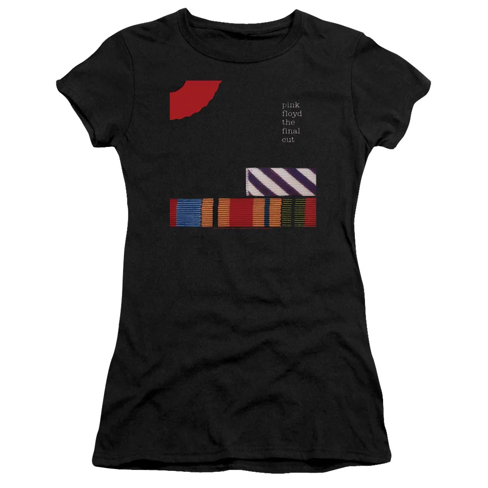Pink Floyd - The Final Cut - Juniors Teen Girls Cap Sleeve Shirt - X-Large