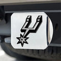 fanmats nba san antonio spurs chrome hitch cover