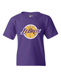 Labron Logo Lebron 23 King Los Angeles Fan Basketball DT Youth Kid T-Shirt Tee